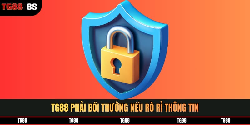 Chính sách bảo mật quy định TG88 phải bồi thường nếu rò rỉ thông tin